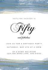 Fabulous - Birthday Invitation